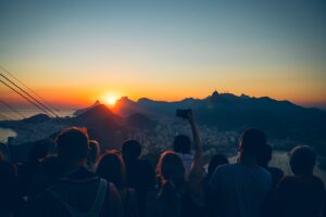Sunset sight from Sugarloaf Mountain
